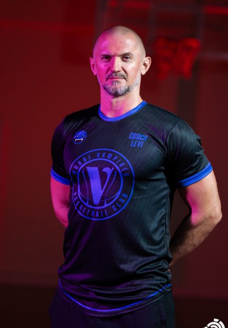 Coach Levente Szjiarto of Dubai Vampires Basketball Club
